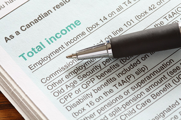 Income tax form